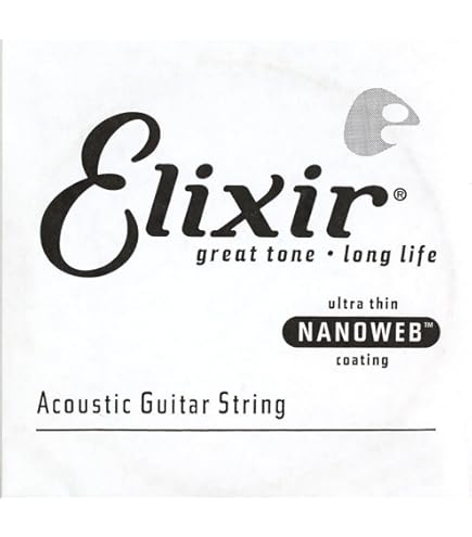 Amazon.co.jp: Elixir エリクサー エレキギター用 バラ弦 NANOWEB .052